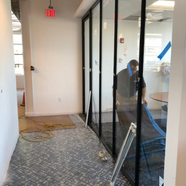 Industrial Demountable Glass Wall Partitions for and Investment Advisors Firm (1)
