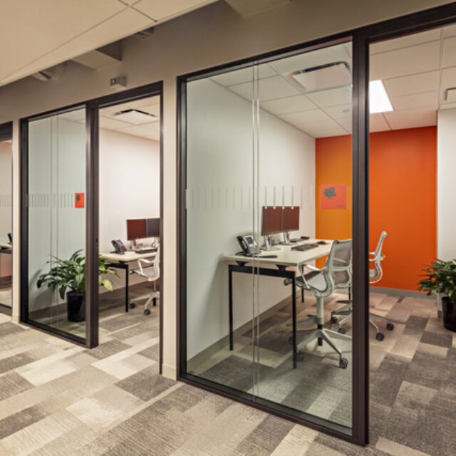 Demountable Glass Partition Walls for and Insurance Company (3)